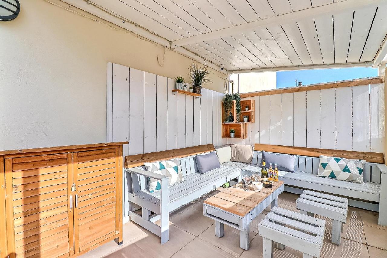 Appart Cosy Terrasse Gare De Nimes Leilighet Eksteriør bilde