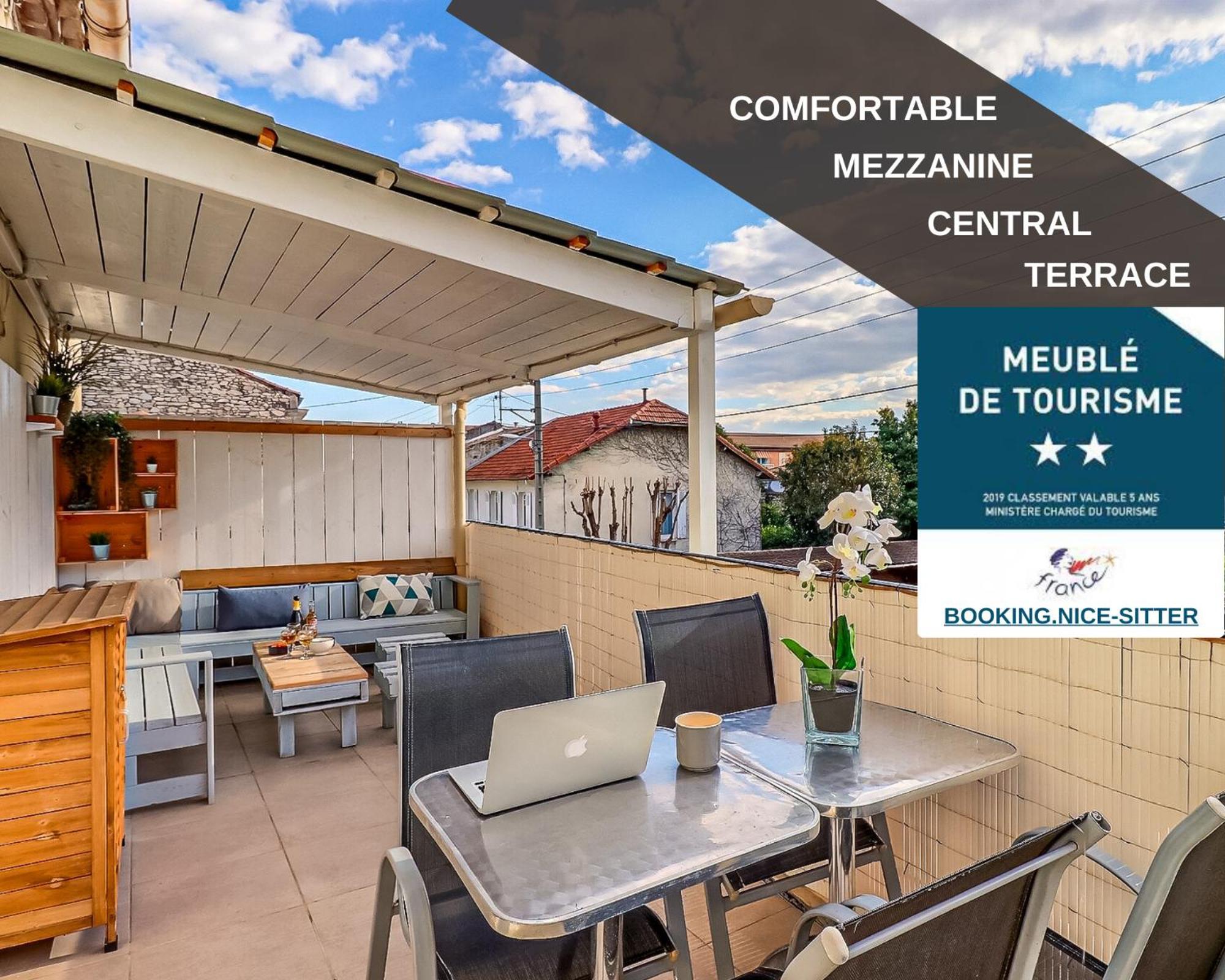 Appart Cosy Terrasse Gare De Nimes Leilighet Eksteriør bilde